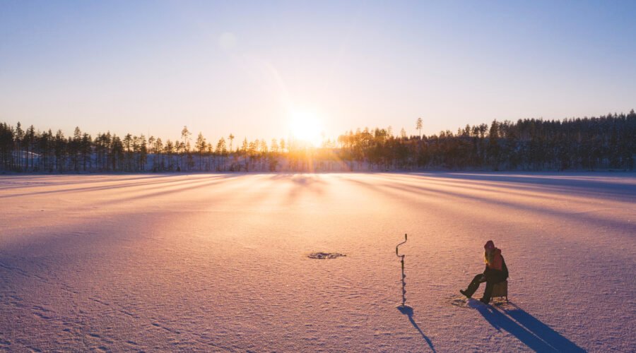 Ice fishing